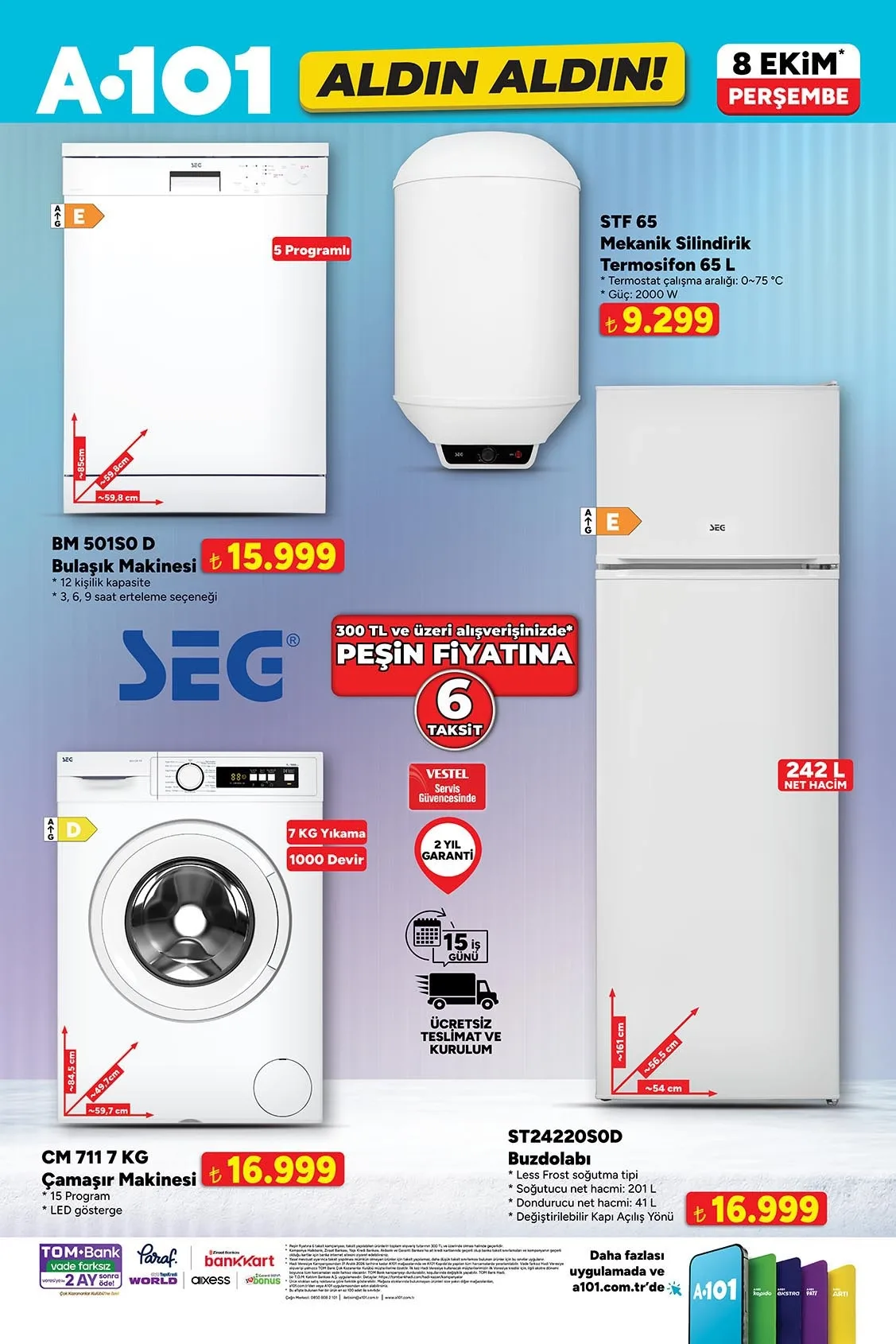 A101 Aldın Aldın 8–15 Ekim kataloğu, sayfa 6