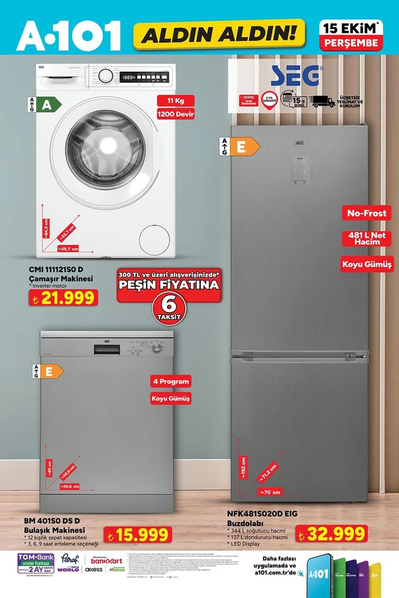 A101 ALDIN ALDIN 15–22 Ekim kataloğu, sayfa 4