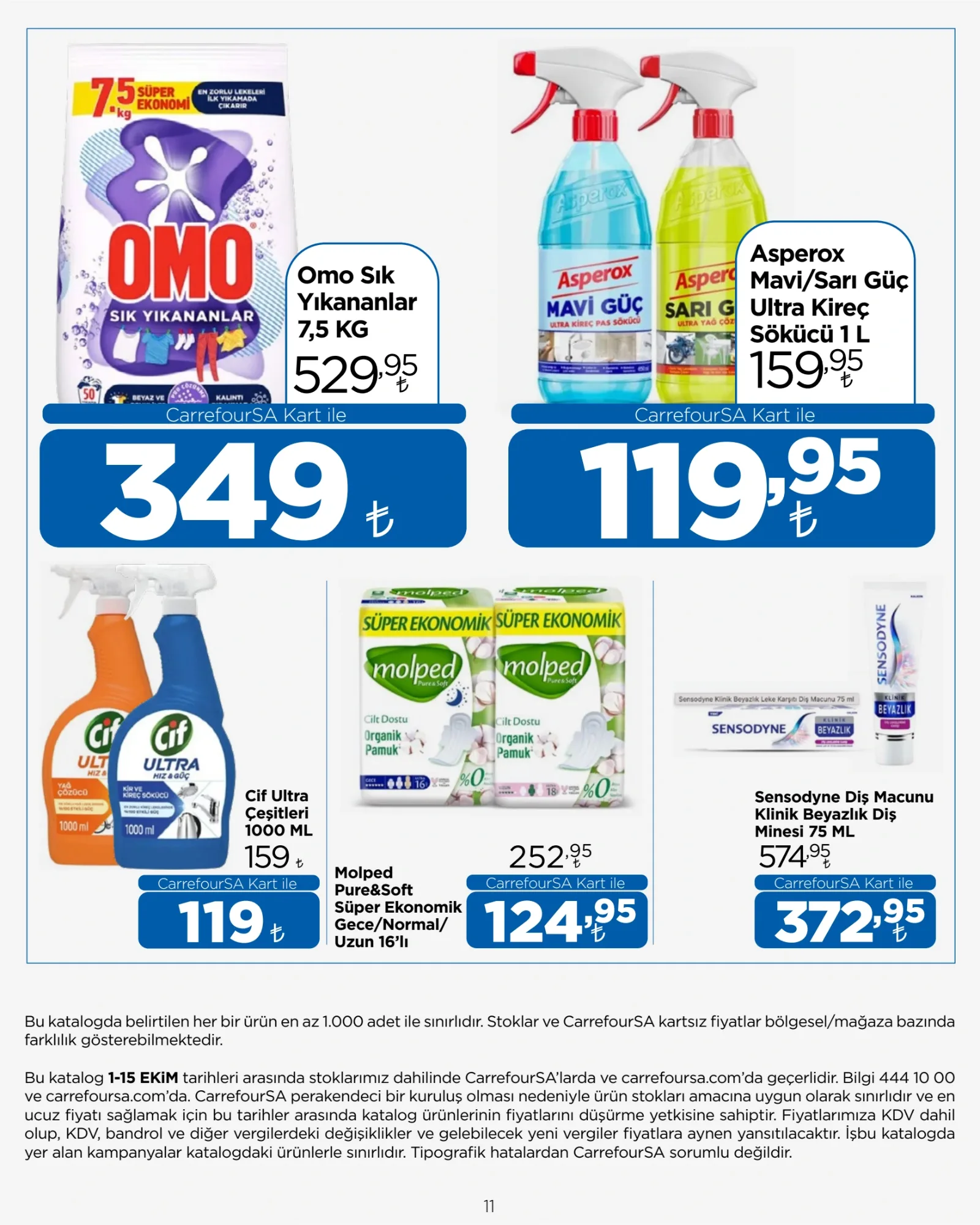 CarrefourSA 1–15 Ekim kataloğu, sayfa 11