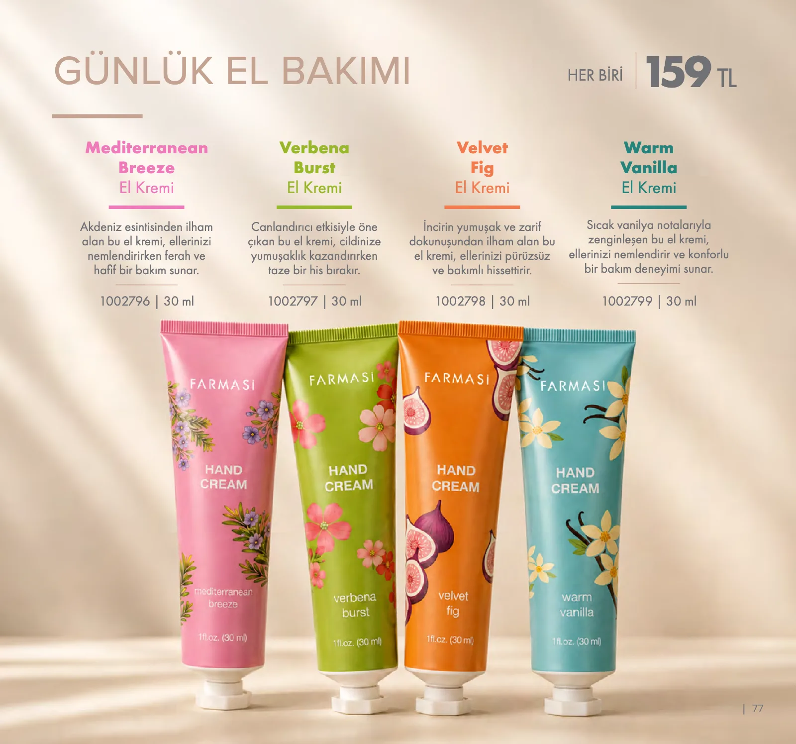 Farmasi Golden Trip 2026 / Kapadokya 1–31 Ekim kataloğu, sayfa 77
