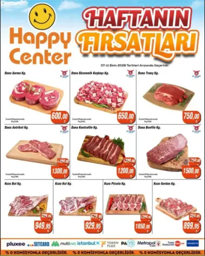 Happy Center 7–11 Ekim kataloğu, sayfa 1