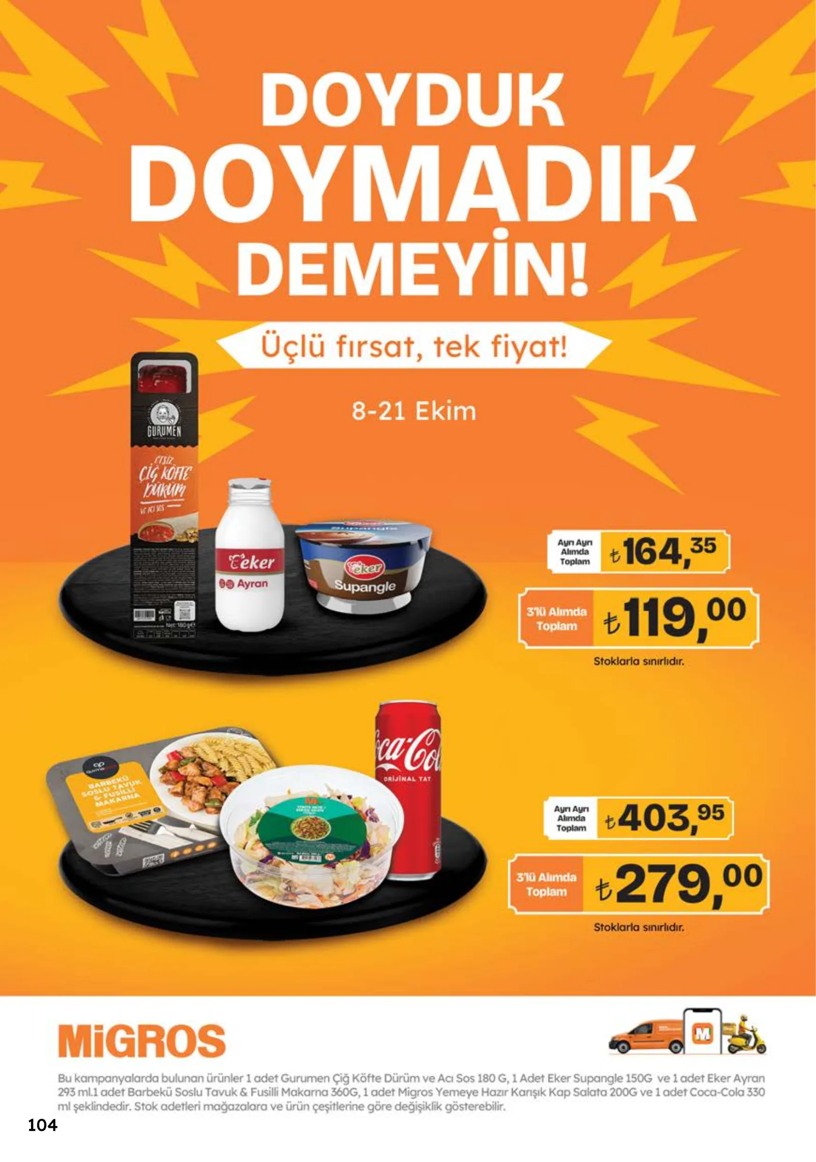 Migros 8–21 Ekim kataloğu, sayfa 104