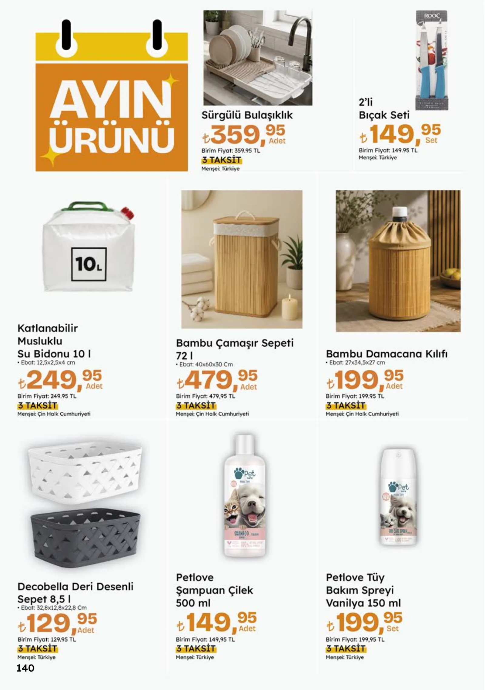 Migros 8–21 Ekim kataloğu, sayfa 140