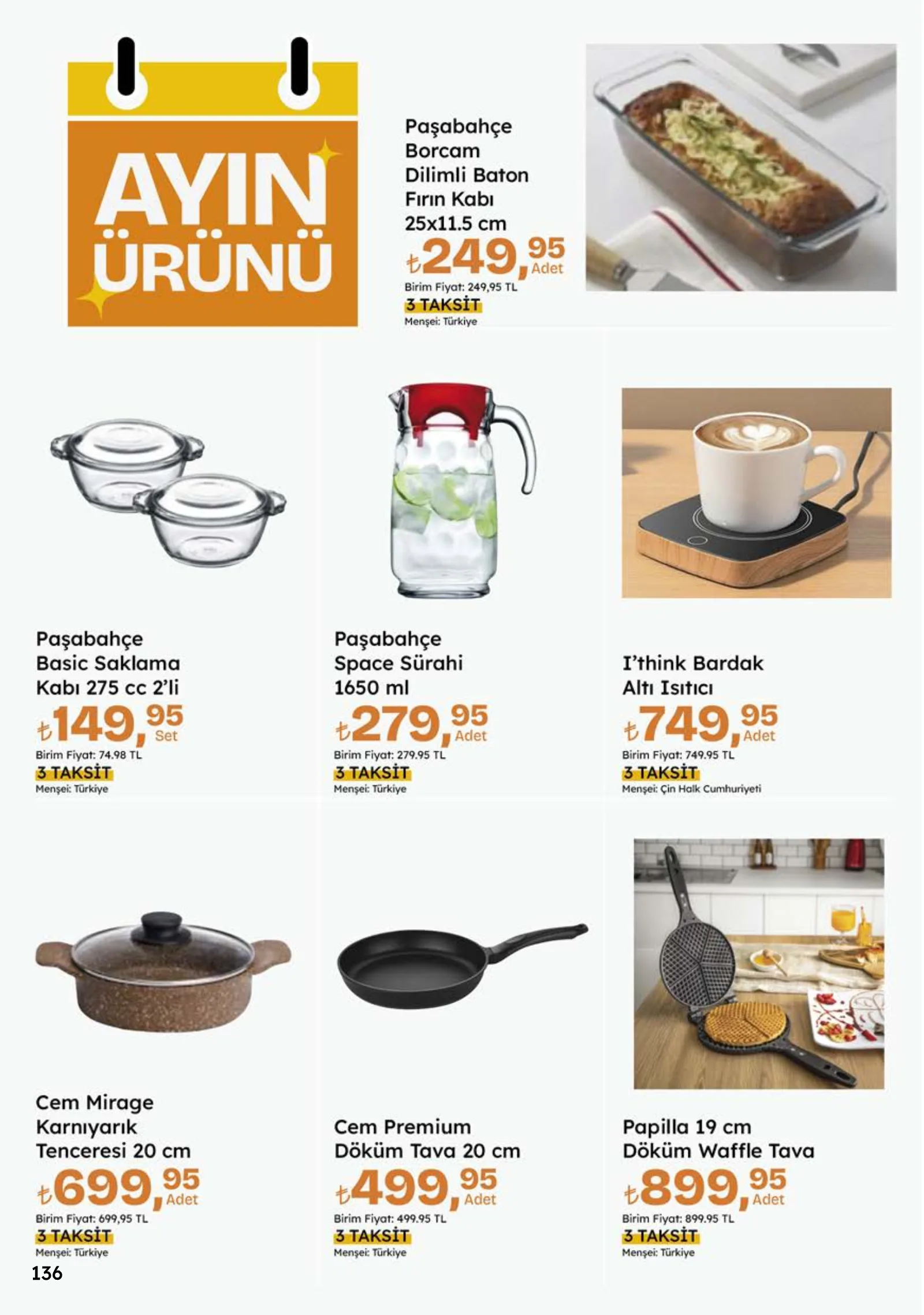 Migros 8–21 Ekim kataloğu, sayfa 136
