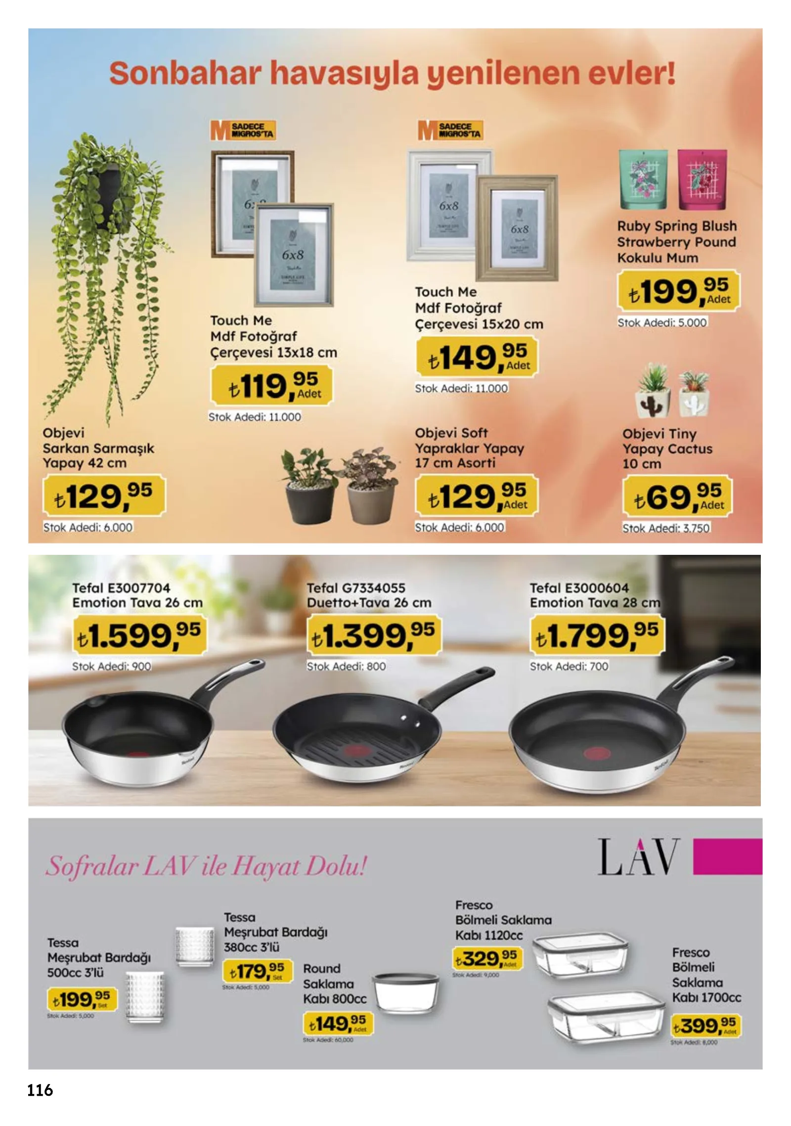 Migros 8–21 Ekim kataloğu, sayfa 116