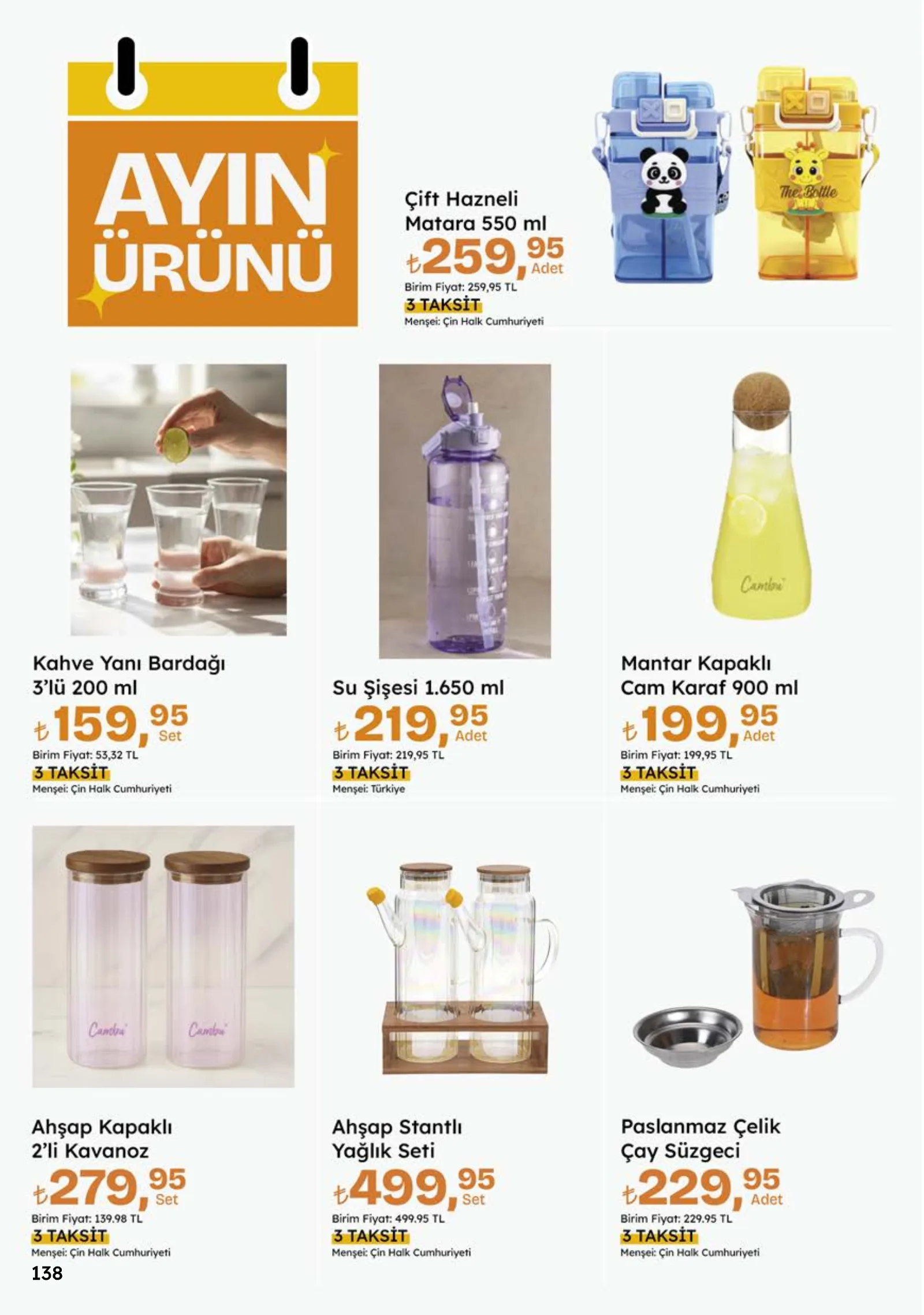 Migros 8–21 Ekim kataloğu, sayfa 138