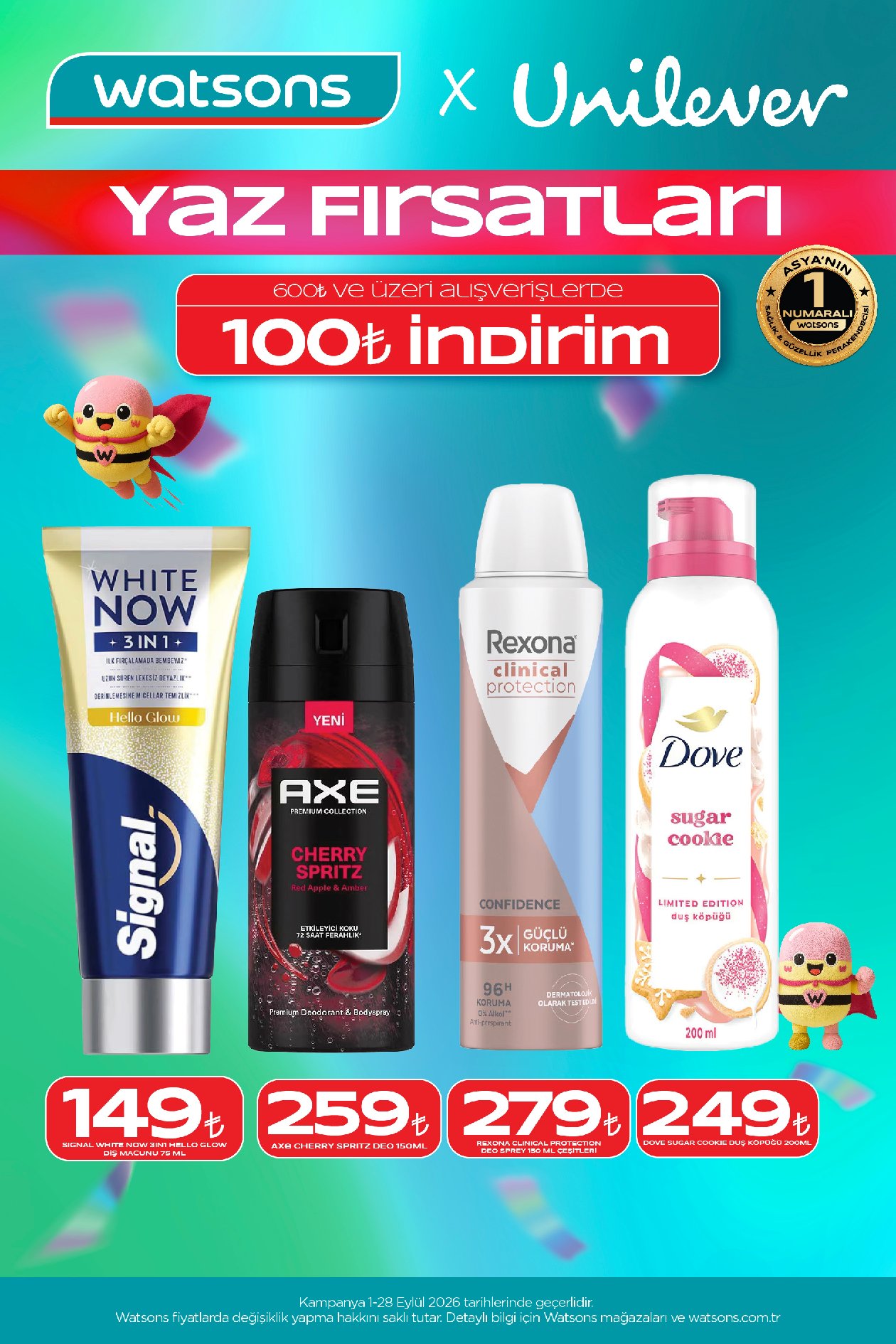 Watsons 1 Eylül – 6 Ekim kataloğu, sayfa 4
