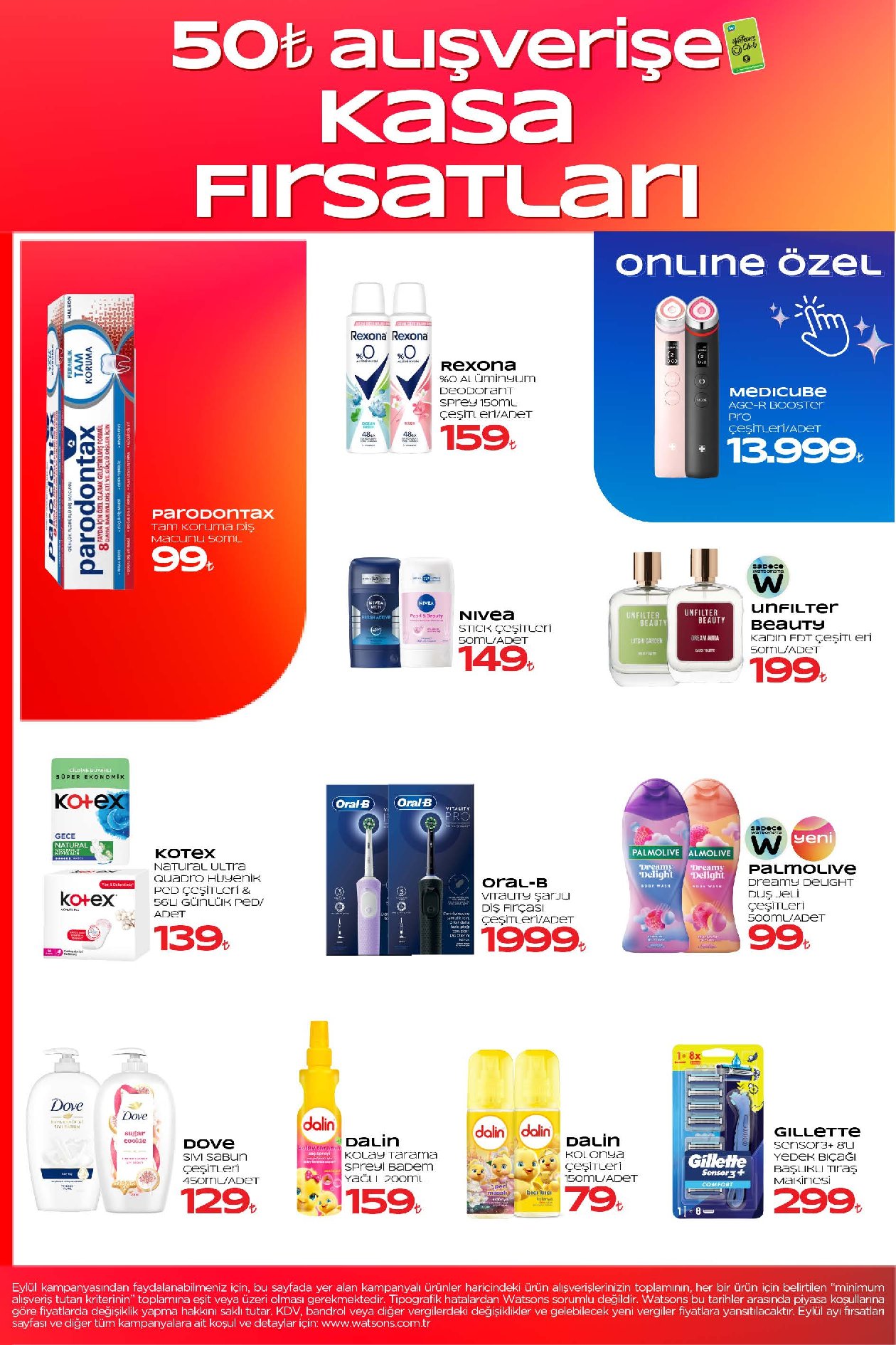 Watsons 1 Eylül – 6 Ekim kataloğu, sayfa 9