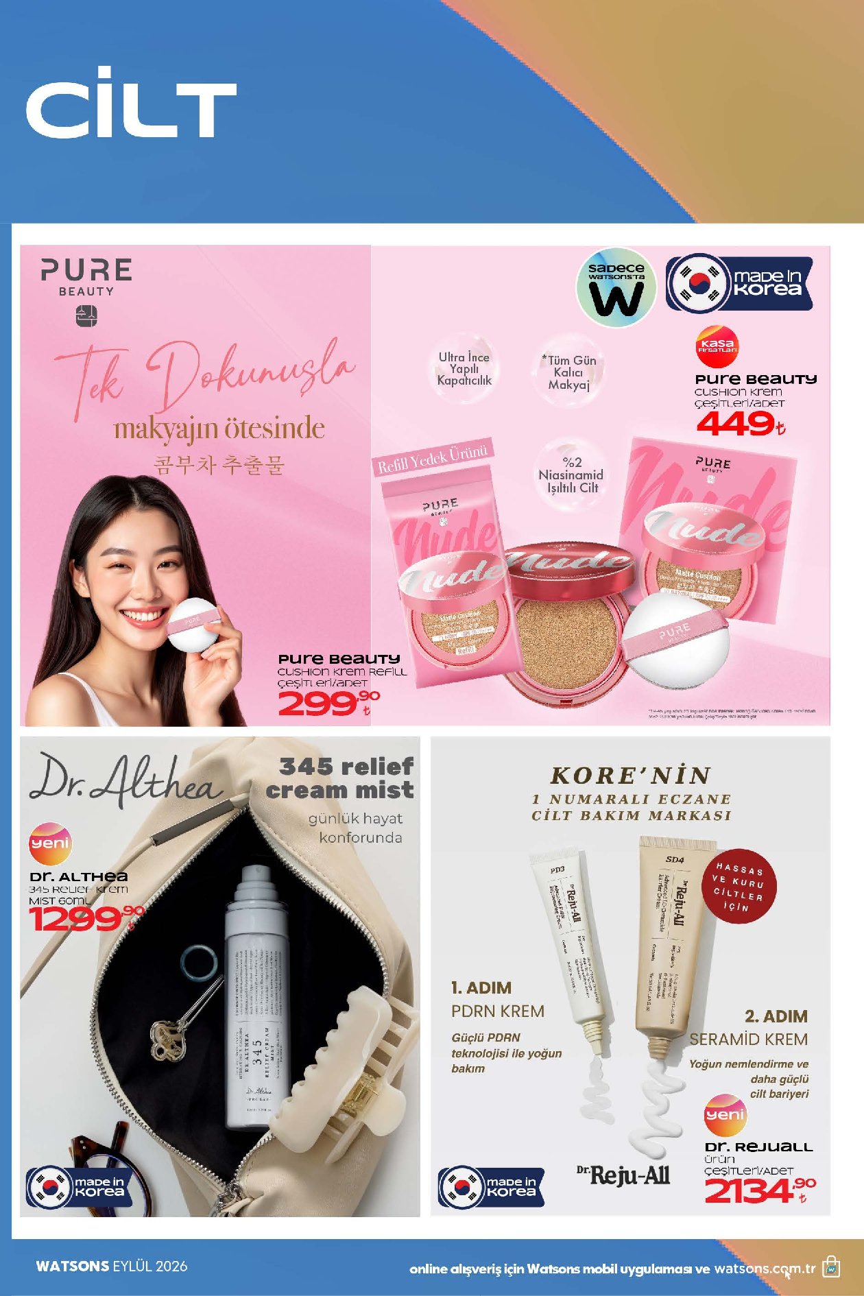 Watsons 1 Eylül – 6 Ekim kataloğu, sayfa 34