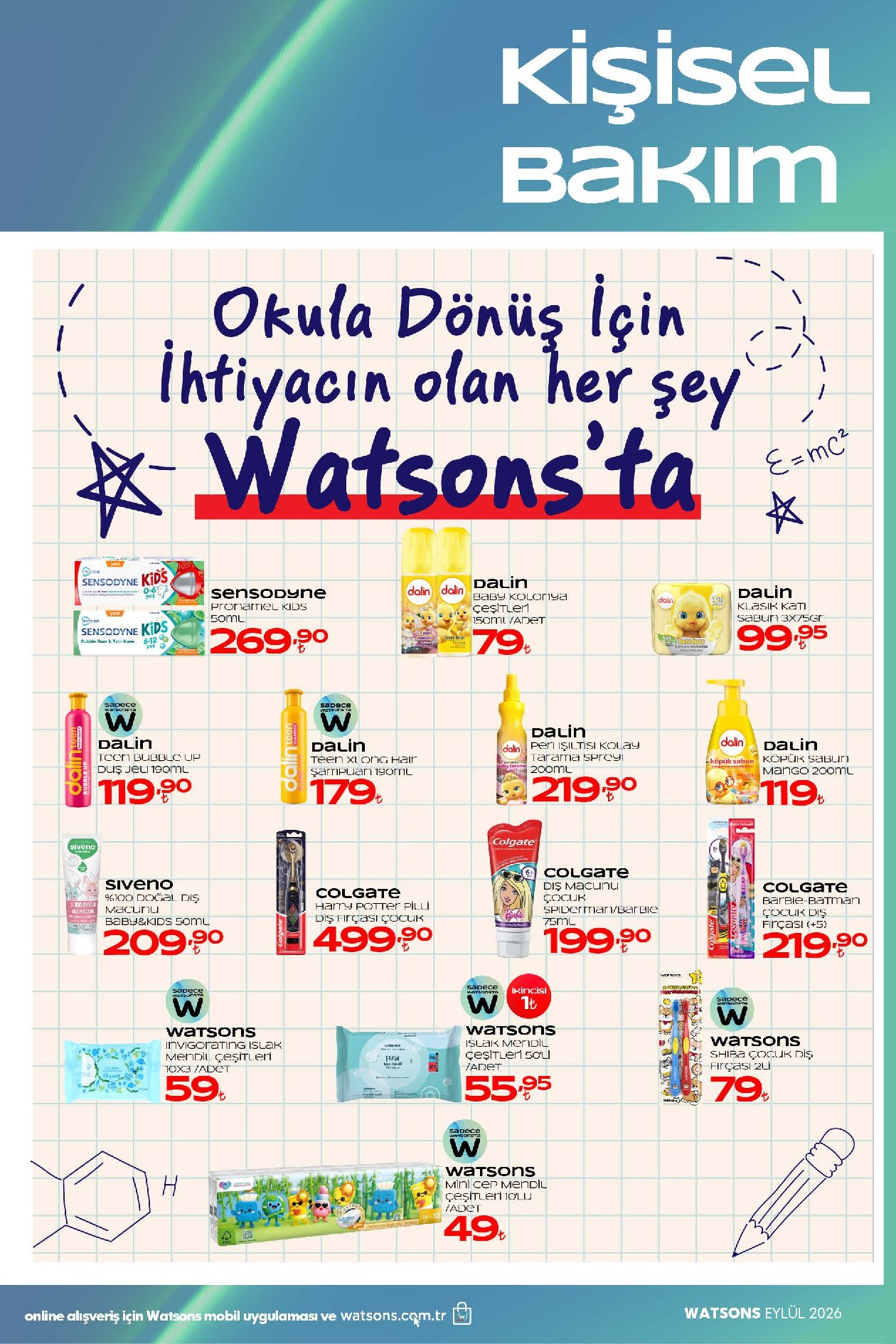 Watsons 1 Eylül – 6 Ekim kataloğu, sayfa 43
