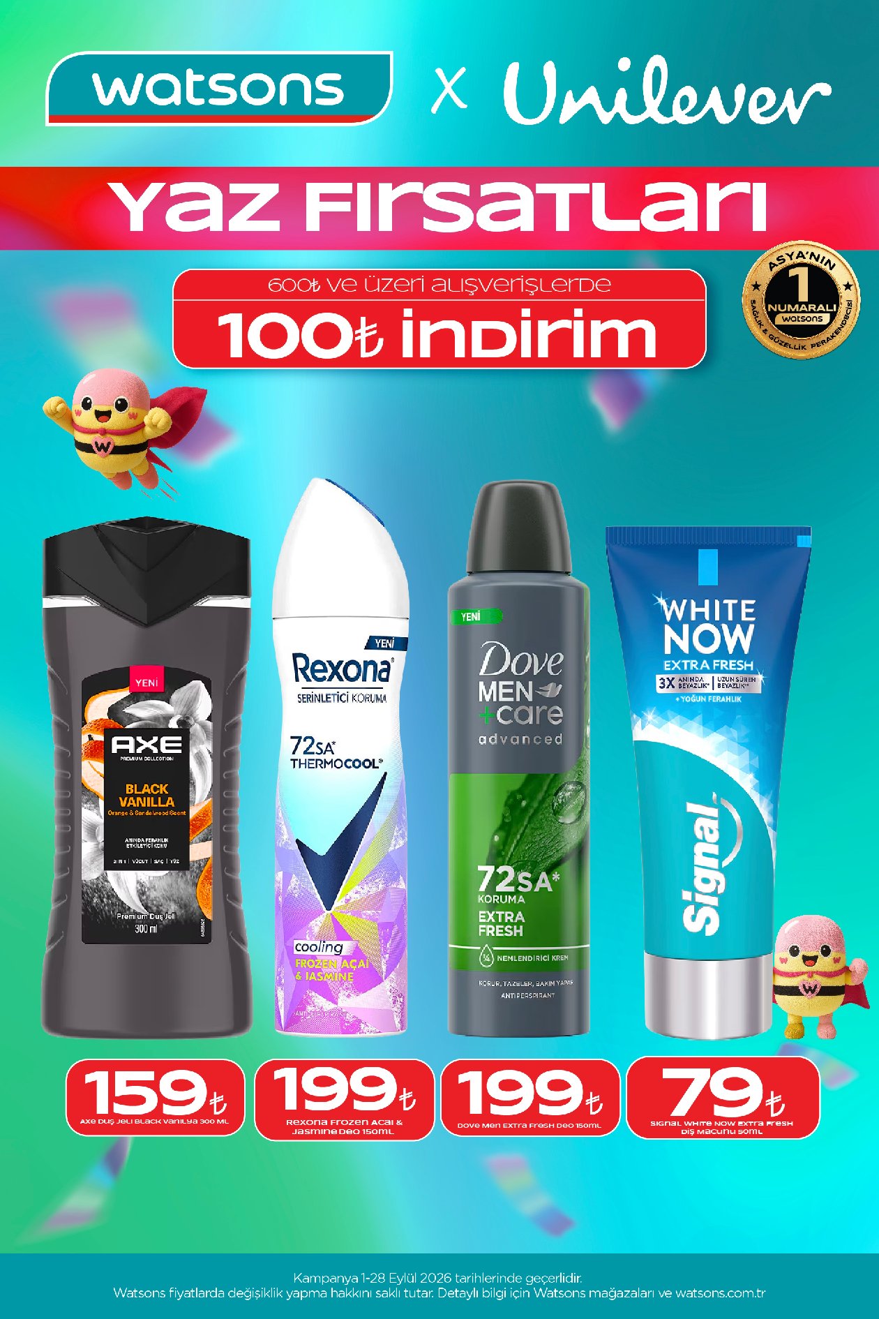 Watsons 1 Eylül – 6 Ekim kataloğu, sayfa 5